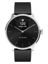 WITHINGS Smartwatch "ScanWatch Light" w kolorze srebrno-czarnym rozmiar: onesize. Czarne, analogowe zegarki Withings, ze stali. Za 826.99 zł.