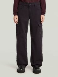 G-Star Dżinsy - Loose fit - w kolorze czarnym rozmiar: W27/L32. Czarne jeansy G-Star, l, z aplikacjami, ze skóry, retro. Za 210.32 zł.