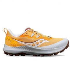Buty do biegania damskie Saucony Peregrine 14. Białe buty do biegania Saucony, bez wzorów, z materiału, bez zapięcia, do biegania. Za 649.05 zł.