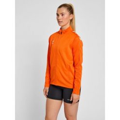 Bluza sportowa damska Hummel half zip Core XK. Brązowe bluzy z kapturem Hummel, na wiosnę, xs, bez wzorów, z dresówki, bez kaptura, na golfa. Za 203.95 zł.