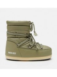 Moon Boot Botki zimowe "Evx" w kolorze khaki rozmiar: 37/38. Brązowe botki Moon Boot, bez wzorów, z materiału, bez obcasa, bez zapięcia. Za 518.42 zł.