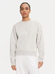 Gina Tricot Bluza Basic 10943 Szary Relaxed Fit. Szare bluzy Gina Tricot, xxl, bez wzorów, z bawełny, bez kaptura. Za 59.99 zł.