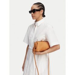 Torebka Balagan. Brązowe listonoszki BALAGAN, bez wzorów, bez dodatków. Za 759.99 zł.