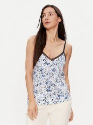 Tommy Hilfiger Koszulka piżamowa UW0UW05193 Niebieski Regular Fit. Niebieskie koszule nocne Tommy Hilfiger, m, bez wzorów, bez ramiączek. Za 129.99 zł.