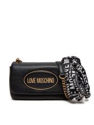 LOVE MOSCHINO Torebka JC4032PP1LLE100A Czarny. Czarne kopertówki Love Moschino, bez wzorów, ze skóry, wizytowe, bez dodatków. Za 519.99 zł.