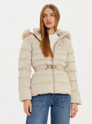 Marciano Guess Kurtka puchowa 4BGL14 7187A Beżowy Regular Fit. Brązowe kurtki Marciano Guess, z aplikacjami, z puchu, bez kaptura. Za 769.99 zł.