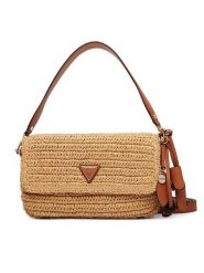 Guess Torebka Ofelia HWWG99 23190 Beżowy. Brązowe listonoszki Guess, z aplikacjami, z syntetyku, bez dodatków. Za 589.99 zł.