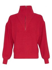 MOSS COPENHAGEN Sweter "Sitara" w kolorze różowym rozmiar: M/L. Różowe swetry Moss Copenhagen, l, bez wzorów, bez ramiączek. Za 203.45 zł.