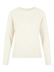 Vero Moda Sweter w kolorze kremowym rozmiar: S. Brązowe swetry Vero Moda, s, bez wzorów, bez ramiączek. Za 61.60 zł.