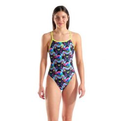 Strój Kąpielowy Damski Arena Multi Chameleons Swimsuit. Czarne stroje jednoczęściowe Arena, bez wzorów, z materiału, sportowe. Za 259.99 zł.