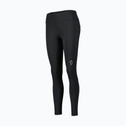 Legginsy do biegania damskie SCOTT Endurance Full Tights. Czarne legginsy Scott, bez wzorów, z elastanu, długie. Za 289.99 zł.
