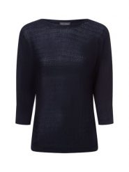 Franco Callegari Sweter z dzianiny Kobiety drobna dzianina niebieski, S. Niebieskie swetry Franco Callegari, s, bez wzorów, z dzianiny, eleganckie, bez ramiączek. Za 149.95 zł.
