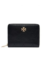 Tory Burch Portfel Charlie 186098 Czarny. Czarne portfele Tory Burch, bez wzorów, ze skóry. Za 984.99 zł.