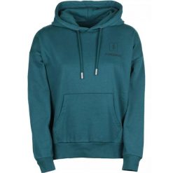Damska bluza z kapturem Fundango Haley. Zielone bluzy z kapturem FUNDANGO, xl, bez wzorów, z bawełny, z kapturem, trekkingowe. Za 239.90 zł.