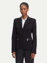 KARL LAGERFELD Marynarka A3W14040 Czarny Slim Fit. Czarne marynarki i żakiety KARL LAGERFELD, bez wzorów, z syntetyku, bez ramiączek. Za 979.99 zł.