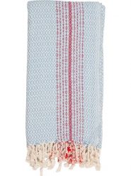 Samimi Chusta hammam w kolorze błękitno-czerwonym - 180 x 100 cm rozmiar: onesize. Niebieskie chusty Samimi, bez wzorów, z bawełny. Za 67.95 zł.