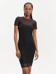Hugo Sukienka codzienna Nasaja_B 50514940 Czarny Slim Fit. Czarne sukienki Hugo, na co dzień, xs, bez wzorów, z syntetyku, bez kołnierzyka, bez ramiączek, proste. Za 339.99 zł.