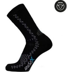 Skarpety sportowe Elbrus Skarpety turystyczne Lang wełna Merino. Czarne skarpetki APASOX, bez wzorów, z wełny, trekkingowe. Za 99.95 zł.