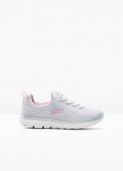 Sneakersy Skechers z pianką memory. Białe buty sportowe lifestyle bonprix, bez wzorów, sportowe, bez zapięcia. Za 269.99 zł.