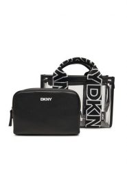 DKNY Torebka R51AYF56 Przezroczysty. Torebki klasyczne DKNY, bez wzorów, z tworzywa sztucznego, bez dodatków. Za 409.99 zł.