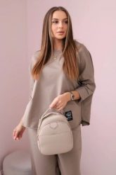 Komplet bawełniany bluza + spodnie fango. Bluzy KESI, l, bez wzorów, z bawełny, bez kaptura. Za 284.37 zł.