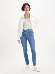 Levi's Dżinsy "311" - Skinny fit - w kolorze niebieskim rozmiar: W30/L32. Niebieskie jeansy Levi's, l, z aplikacjami, klasyczne. Za 215.45 zł.