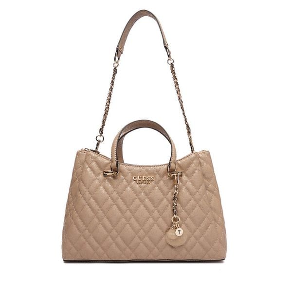 Torebka Guess. Brązowe torebki klasyczne Guess, z aplikacjami, bez dodatków. Za 679.99 zł.
