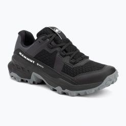 Buty turystyczne damskie Mammut Girun II Low GTX. Czarne buty trekkingowe Mammut, bez zapięcia. Za 539.99 zł.