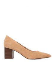 JENNY Czółenka CEO-R26SS09209 Beżowy. Brązowe czółenka Jenny, bez wzorów, z materiału, bez obcasa, bez zapięcia. Za 129.99 zł.