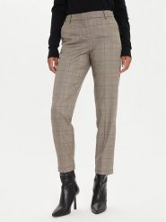 Morgan Chinosy 242-PICTA.F Beżowy Slim Fit. Brązowe chinosy Morgan, bez wzorów, z syntetyku. Za 199.99 zł.