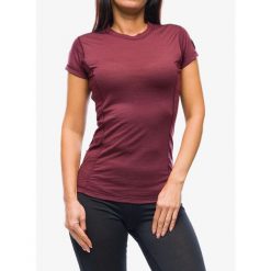 Koszulka merino damska Sensor Merino Air Tee SS. Czerwone t-shirty sportowe Sensor, bez wzorów, bez ramiączek. Za 282.99 zł.