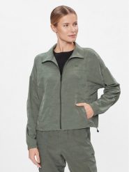 DKNY Sport Bluza DP3J9377 Zielony Regular Fit. Zielone bluzy bez kaptura DKNY Sport, xs, bez wzorów, z syntetyku, bez kaptura. Za 269.99 zł.
