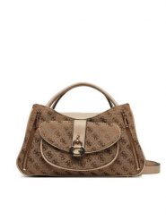 Guess Torebka Jessa HWJG83 62060 Beżowy. Brązowe torebki klasyczne Guess, z aplikacjami, z materiału, bez dodatków. Za 749.99 zł.