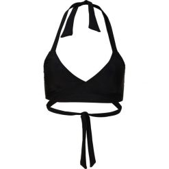 Biustonosz bikini z ramiączkami wiązanymi na szyi. Czerwone bikini bonprix, bez wzorów. Za 69.99 zł.