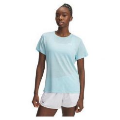 Koszulka treningowa damska Under Armour UA Tech Twist SS. Zielone t-shirty sportowe Under Armour, s, bez wzorów, bez ramiączek. Za 98.99 zł.