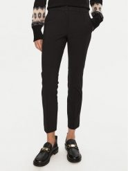 Marella Spodnie materiałowe Gerona 2423136052 Czarny Straight Fit. Czarne spodnie materiałowe Marella, bez wzorów, z materiału. Za 399.99 zł.