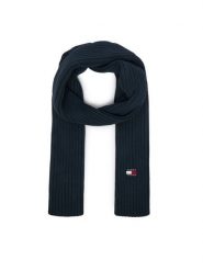 Tommy Hilfiger Szalik Heritage AW0AW18983 Granatowy. Niebieskie szaliki i kominy Tommy Hilfiger, bez wzorów, z bawełny. Za 209.99 zł.