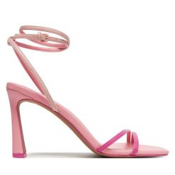 Sandały Call It Spring. Czerwone sandały Call it Spring, bez wzorów, bez obcasa, na szpilce, bez zapięcia. Za 259.99 zł.