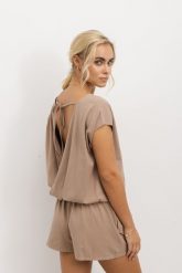 KOMBINEZON ZOE TAUPE One size - Flawless. Kombinezony Flawless, na lato, bez wzorów, z bawełny, wakacyjne, bez kołnierzyka, bez ramiączek, długie. Za 120.00 zł.