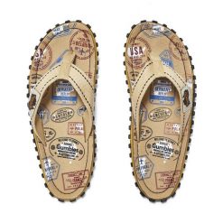 Japonki GUMBIES ISLANDER FLIP-FLOPS UNISEX. Brązowe japonki Gumbies, bez wzorów. Za 89.99 zł.