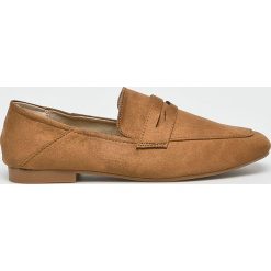 Answear - Mokasyny Lily Shoes. Brązowe mokasyny ANSWEAR, z gumy. W wyprzedaży za 79.90 zł.