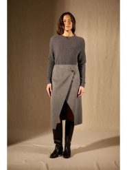 Perfect Cashmere Kaszmirowy sweter "Souna" w kolorze antracytowym rozmiar: XL. Czarne swetry Perfect Cashmere, xl, bez wzorów, z kaszmiru, bez ramiączek. Za 565.99 zł.