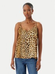 LOLA CASADEMUNT Top LS2615011 Brązowy Regular Fit. Brązowe topy LOLA CASADEMUNT, l, bez wzorów, bez kołnierzyka, bez ramiączek. Za 294.99 zł.