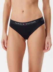 Tommy Hilfiger Dół od bikini UW0UW04120 Czarny. Czarne bikini Tommy Hilfiger, bez wzorów, z syntetyku. Za 129.99 zł.