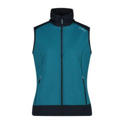 Damska kurtka bez rękawów z kapturem CMP. Niebieskie kurtki CMP, s, bez wzorów, z kapturem. Za 403.50 zł.