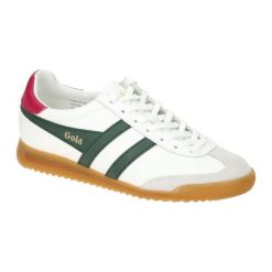 Damskie skórzane buty sportowe Gola Torpedo. Białe buty sportowe lifestyle Gola, bez wzorów, sportowe, bez zapięcia. Za 468.00 zł.
