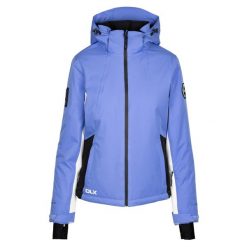 Damska Kurtka Narciarska Dolores DLX. Niebieskie kurtki narciarskie Trespass, na zimę, m, bez wzorów, bez kaptura, narciarskie. Za 527.99 zł.