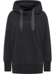 ELBSAND Bluza "Svana" w kolorze czarnym rozmiar: S. Czarne bluzy ELBSAND, s, bez wzorów, bez ramiączek, z kapturem. Za 149.95 zł.