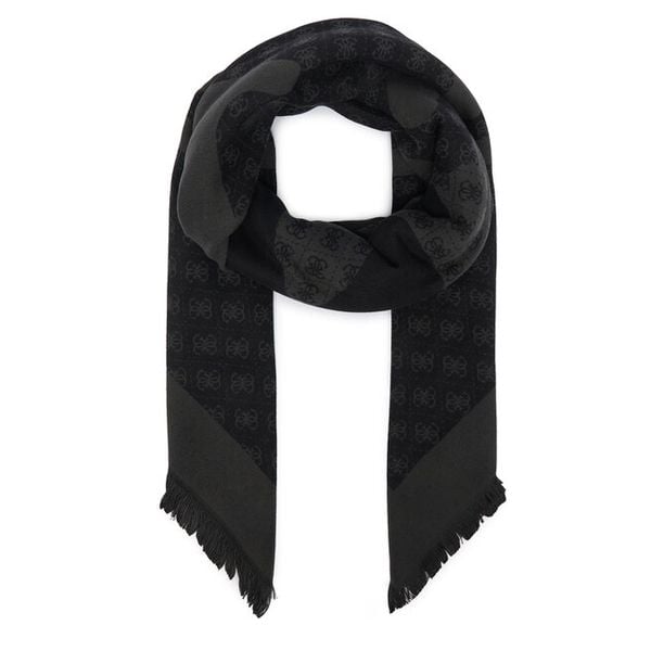 Chusta Guess. Szare chusty Guess, z aplikacjami. Za 194.99 zł.