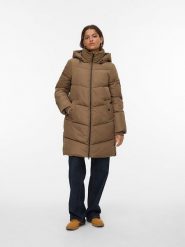 Vero Moda Kurtka pikowana w kolorze jasnobrązowym rozmiar: XL. Brązowe kurtki Vero Moda, xl, bez wzorów, bez kaptura. Za 218.57 zł.